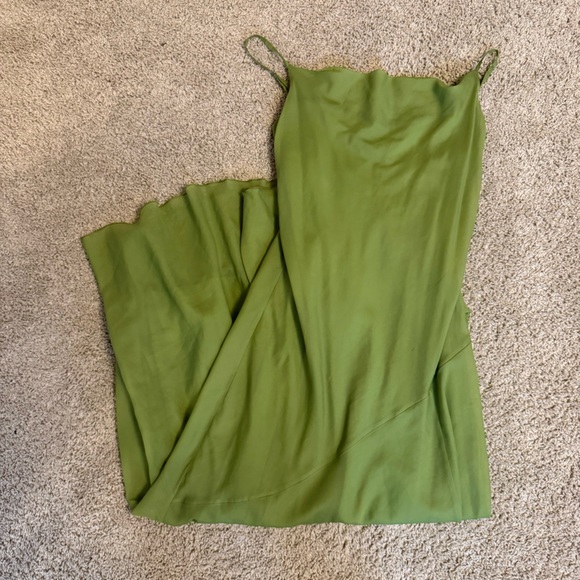 Abercrombie & Fitch Elegant Green Slip Dress - Picture 3 of 4